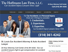 Tablet Screenshot of hoffmannpersonalinjury.com